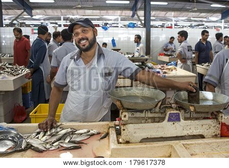 Old Dubai Fishmarket In Deira