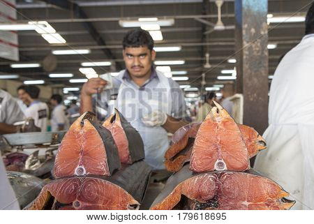 Old Dubai Fishmarket In Deira
