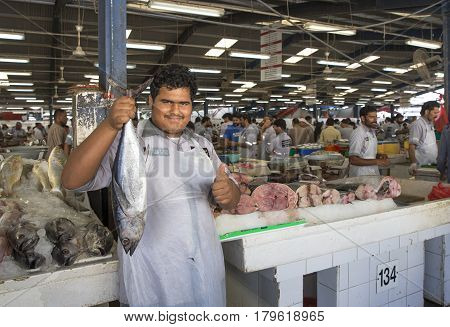 Old Dubai Fishmarket In Deira