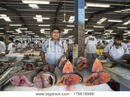 Old Dubai Fishmarket In Deira