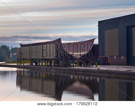 Commercial Ship Building Yard