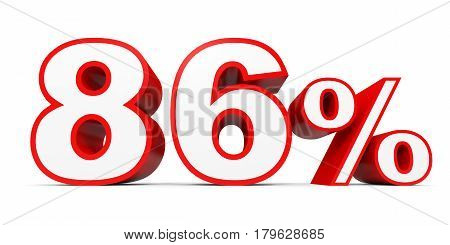 Eighty Six Percent Off. Discount 86 %.