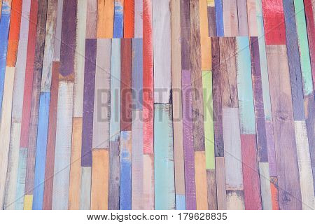 Colorful horizontal rectangular tiled background yellow red white black pattern. Multicolor tiles