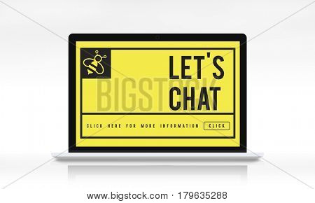 Let's Chat Communication Connection Concept
