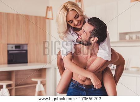Couple In Kitchen
