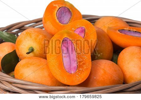 sweet Marian plum or Plum Mango thai fruit