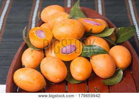sweet Marian plum or Plum Mango thai fruit