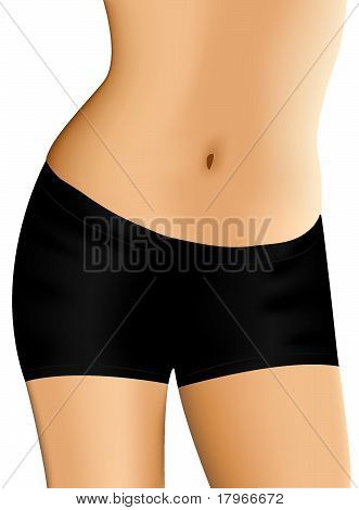 Cuerpo de la mujer perfecta