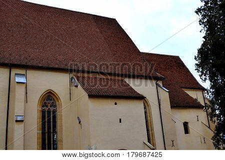 Old Medieval Saxon Lutheran Church In Sighisoara, Transylvania, Romania