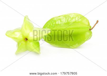 Carambolier isolated on a white background with clipping path