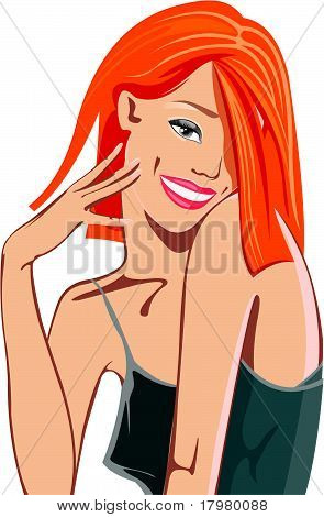 Ginger woman