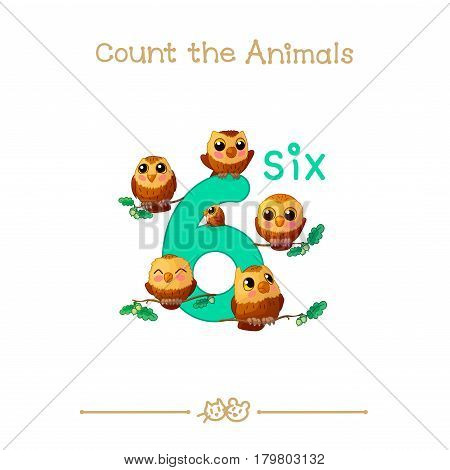 Six 6 card (Series of 