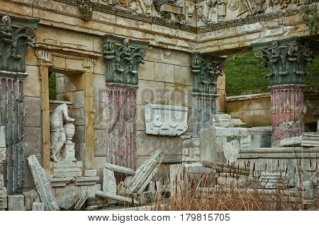 The Old Roman Ruins in Austria .