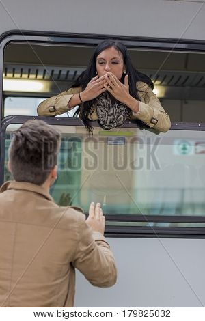 arrival by train