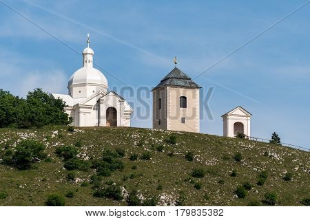 Chapel saint Sebastian on the Holy Hill near Mikulov