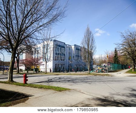 April 4 2017- Mackenzie Elementary school located at Vancouver,BC Canada