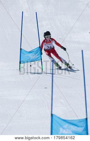 Gustavo Tavares During The Ski National Championships