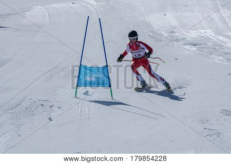 Diana Baptista During The Ski National Championships