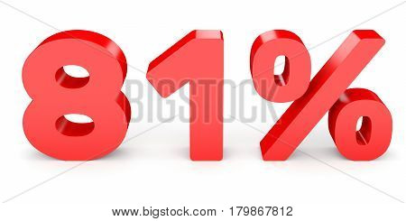 Eighty One Percent Off. Discount 81 %.