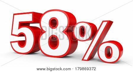Fifty Eight Percent Off. Discount 58 %.