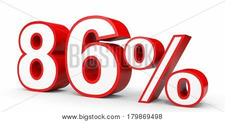 Eighty Six Percent Off. Discount 86 %.