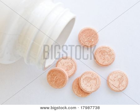 Moneta w obliczu pigułki