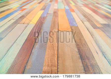Colored horizontal rectangular tiled background with outlook looking yellow red white black pattern. Multicolor tiles