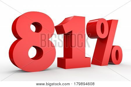 Eighty One Percent Off. Discount 81 %.