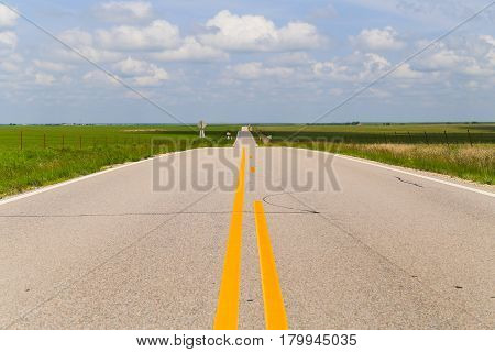 Road Through The Flint Hills