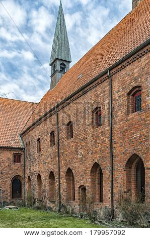 The church of Saint Mary in the old town of Helsingor in Denmark.