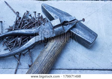 Old rusty tools must be replaced with new ones.