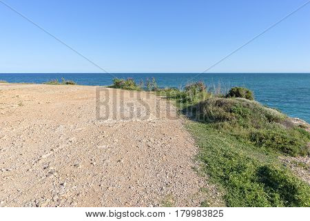 The Coast Of Vinaroz In Castellon, Spain