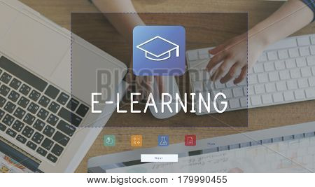 Computer technology electronic learning instructional media