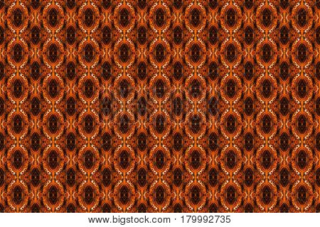 Seamless Abstract Background Balls On Balls Or Random Circles. Dark Red Green Violet Yellow Blue Ton