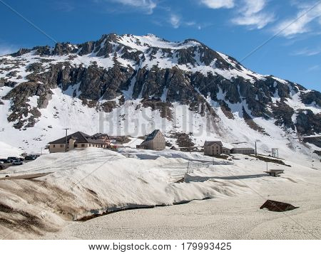 Gotthardpass, View Of The Village