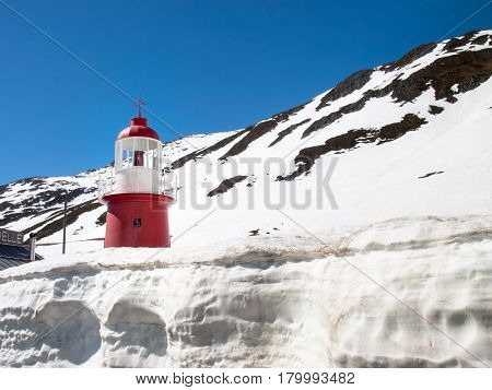 Lighthouse Oberalppass.