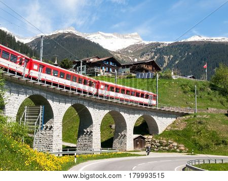 Bridge Of The Rhaetian Railway