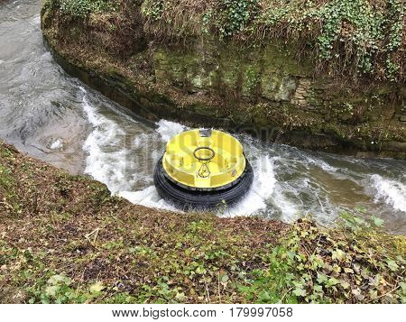 ALTON TOWERS - MARCH 30, 2017: Congo River Rapids at Alton Towers Theme Park in Staffordshire, England, UK.