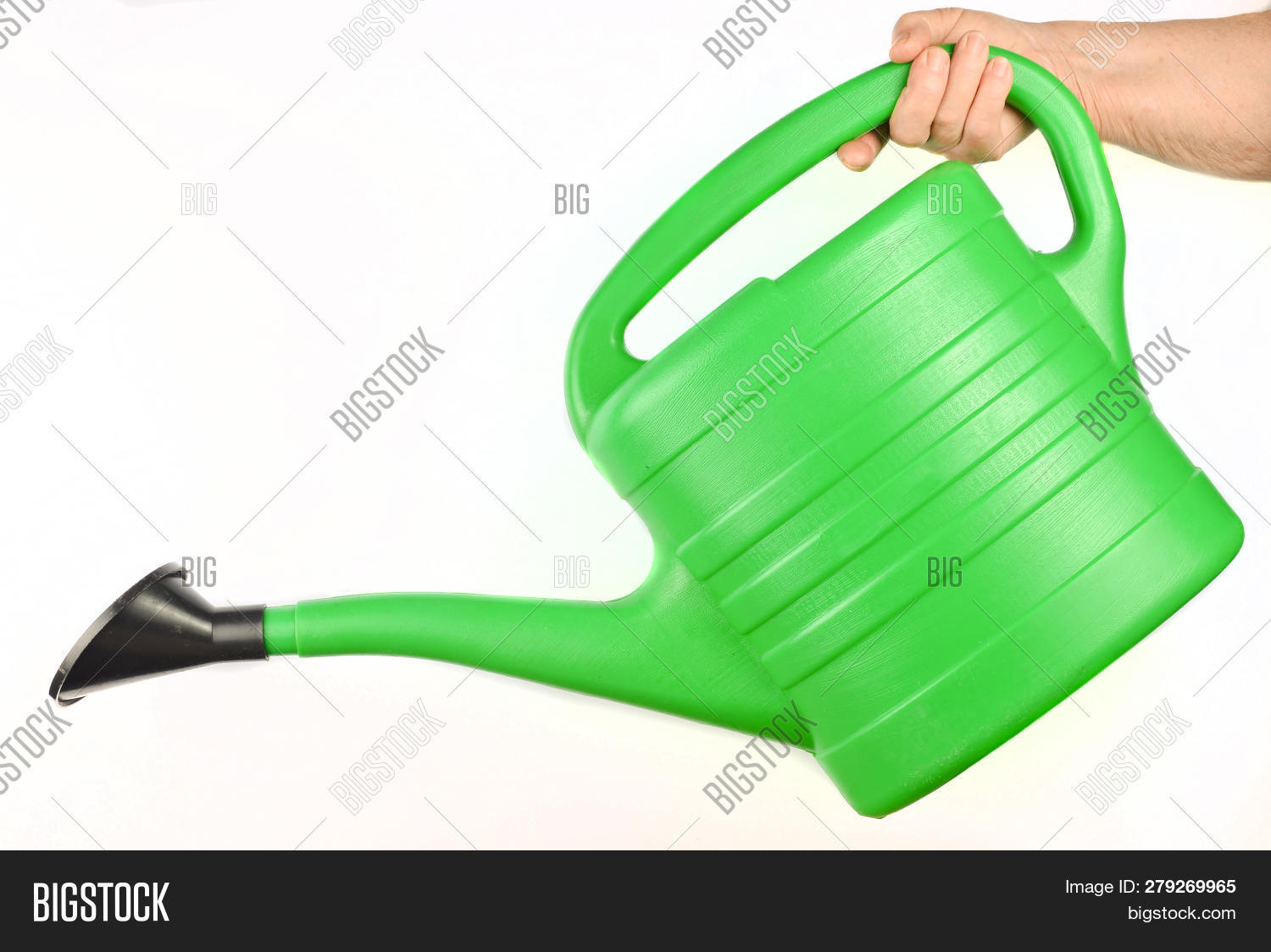 Plastic Green Watering Image Photo Free Trial Stock Plastic Green Watering Image Photo
