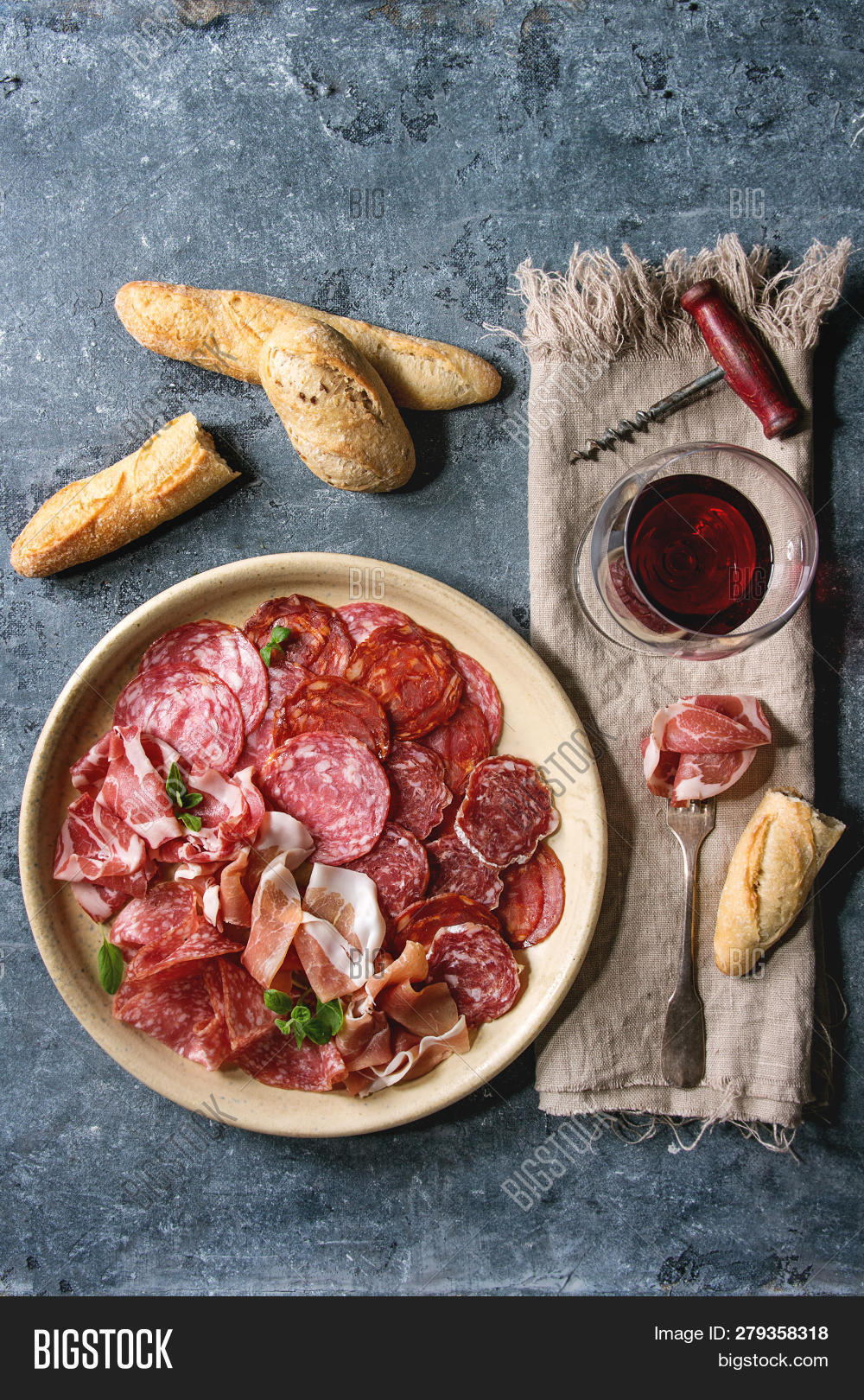 Antipasto Meat Platter Image & Photo (Free Trial) Bigstock