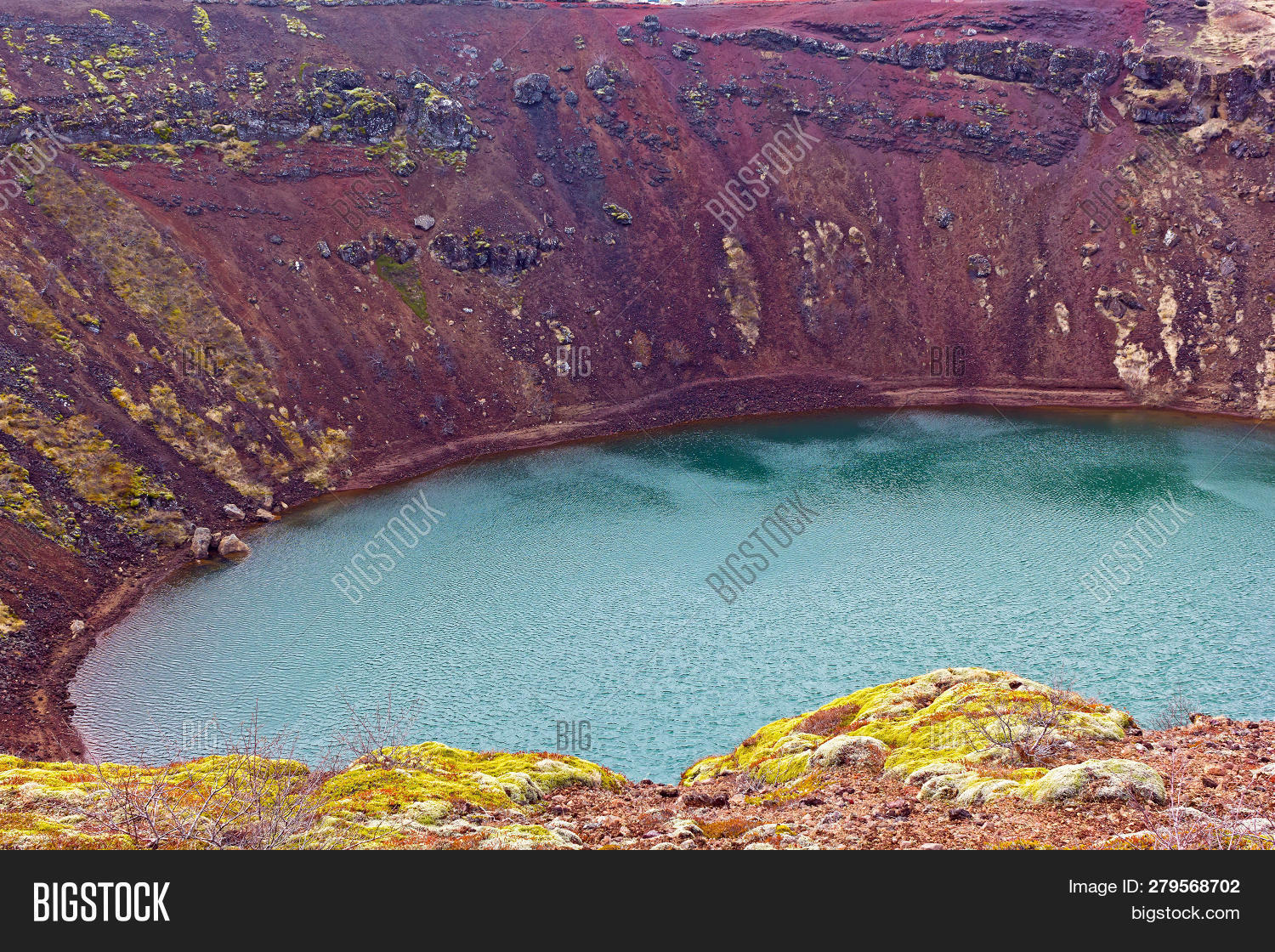 Red Rocks Iceland Distinctive Red Rock Image & Photo (Free Trial) | Bigstock