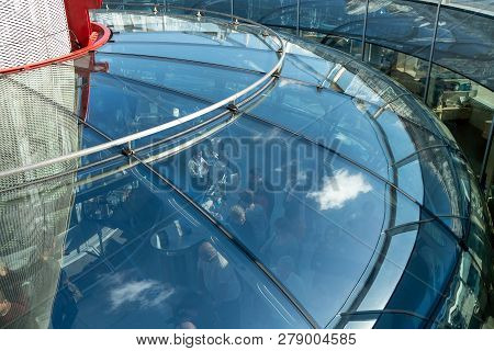 Brighton, England-6 October,2018: The British Airways I360 Skyline Tower  Tallest In The World For S
