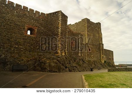 Carrickfergus Castle Is A Norman-style Castle In Carrickfergus, Northern Ireland.
