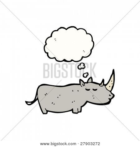über Rhino cartoon