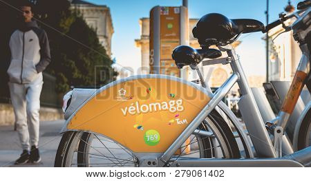 Velomagg Bike Sharing City Bikes For Rental In Montpellier