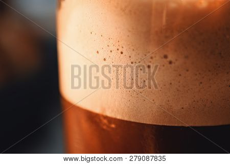 Delicious Greek Frappe Coffee With Foam And Vanilla Ice Cream