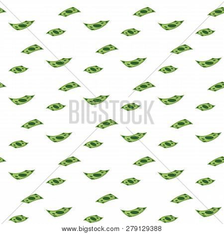 Various Money Bills Dollar Cash Paper Bank Notes Vector Set. Money Cash Heap. Vector Stock Illustrat