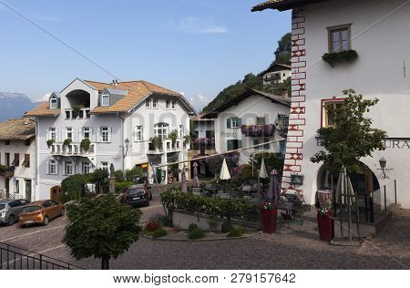 South Tyrol, Italy On September 13. View Of The Streets Outside The Church On September 13, 2018 In 