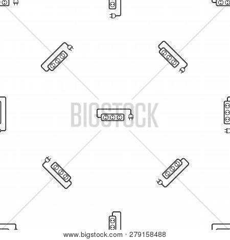 Extension Cord Icon. Outline Illustration Of Extension Cord Vector Icon For Web Design Isolated On W
