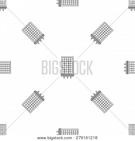 Solar Battery Icon. Outline Illustration Of Solar Battery Vector Icon For Web Design Isolated On Whi
